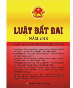 Sách Luật Đất Đai Năm 2013